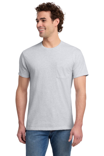 Jerzees® -  Dri-Power® 50/50 Cotton/Poly Pocket T-Shirt.  29MP